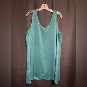 Ideology Green (Sequoia) Active Dress with Built-in Bra and Shorts XXL NWT